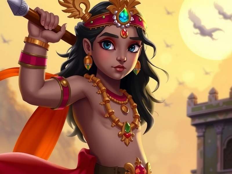 Krishna's Epic Leela Game Banner